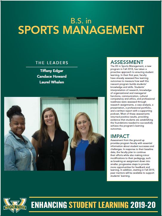 Sports Management poster
