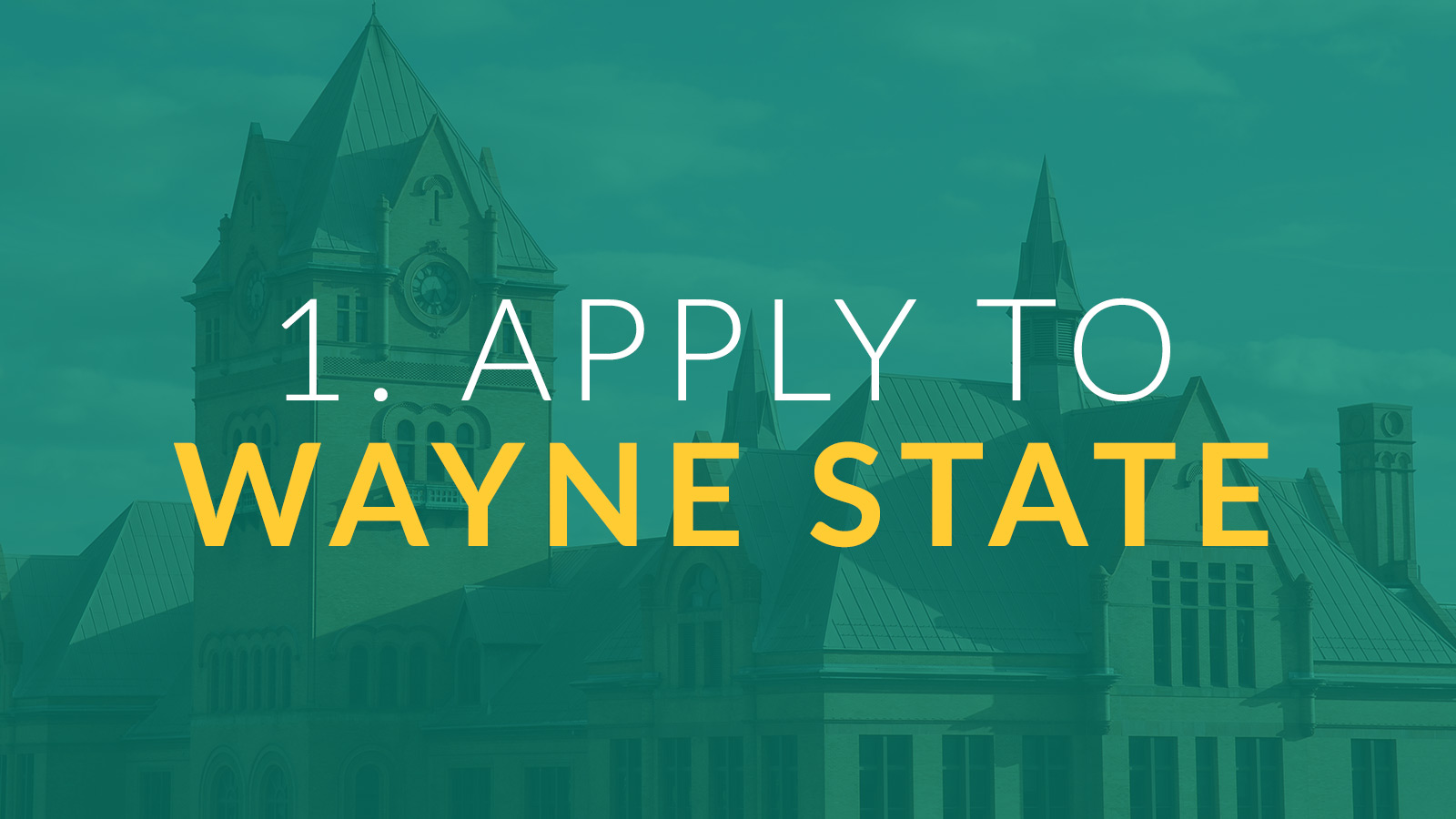 Apply to Wayne State